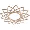 Ekena Millwork Eleanor Wood Fretwork Pierced Ceiling Medallion, Alder, 24"OD x 9 1/4"ID x 1/4"T CMWP24X24X0250EAAL - alternate 5